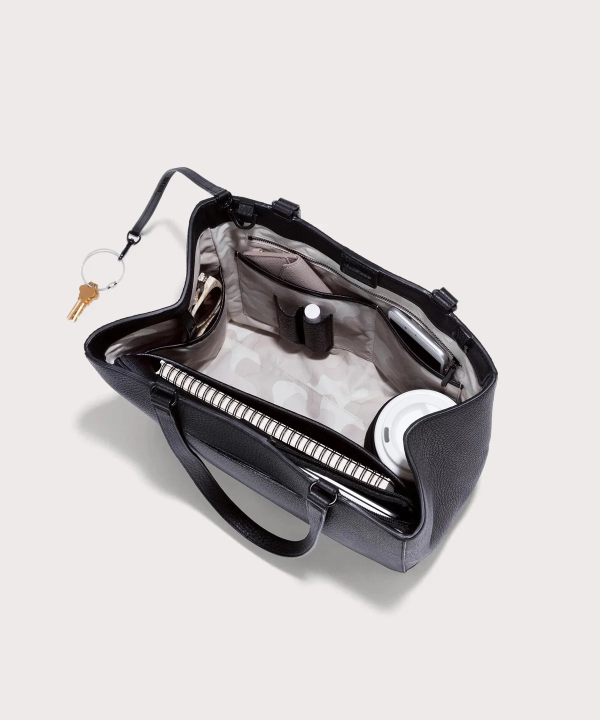 Allyn Tote in Onyx, Medium