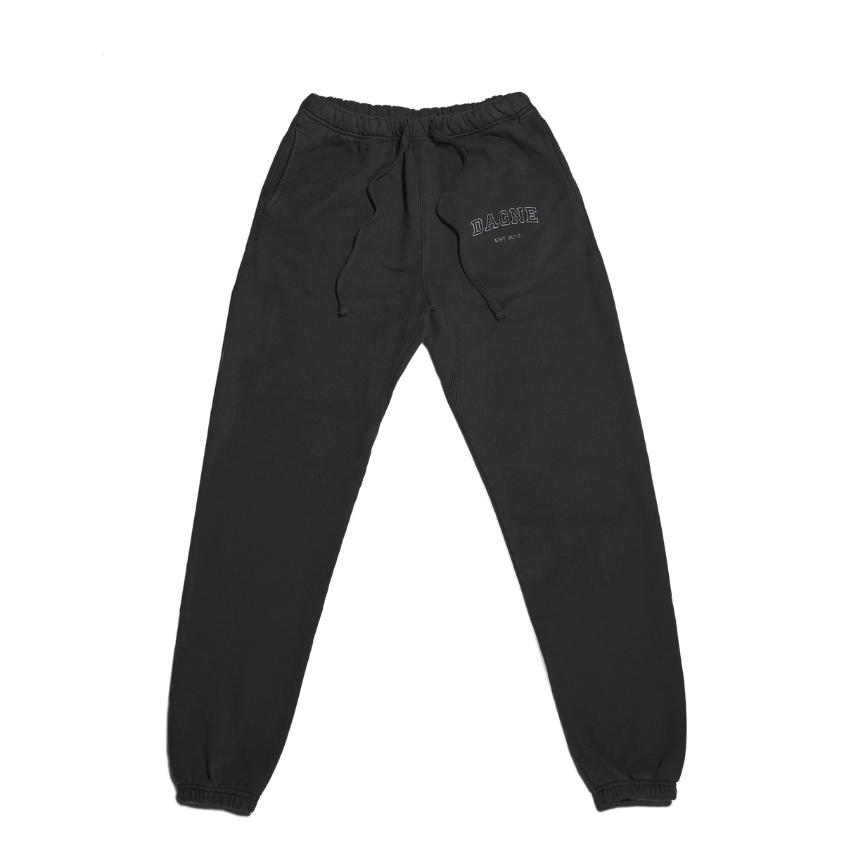 Varsity Logo Sweatpants in Onyx, XS