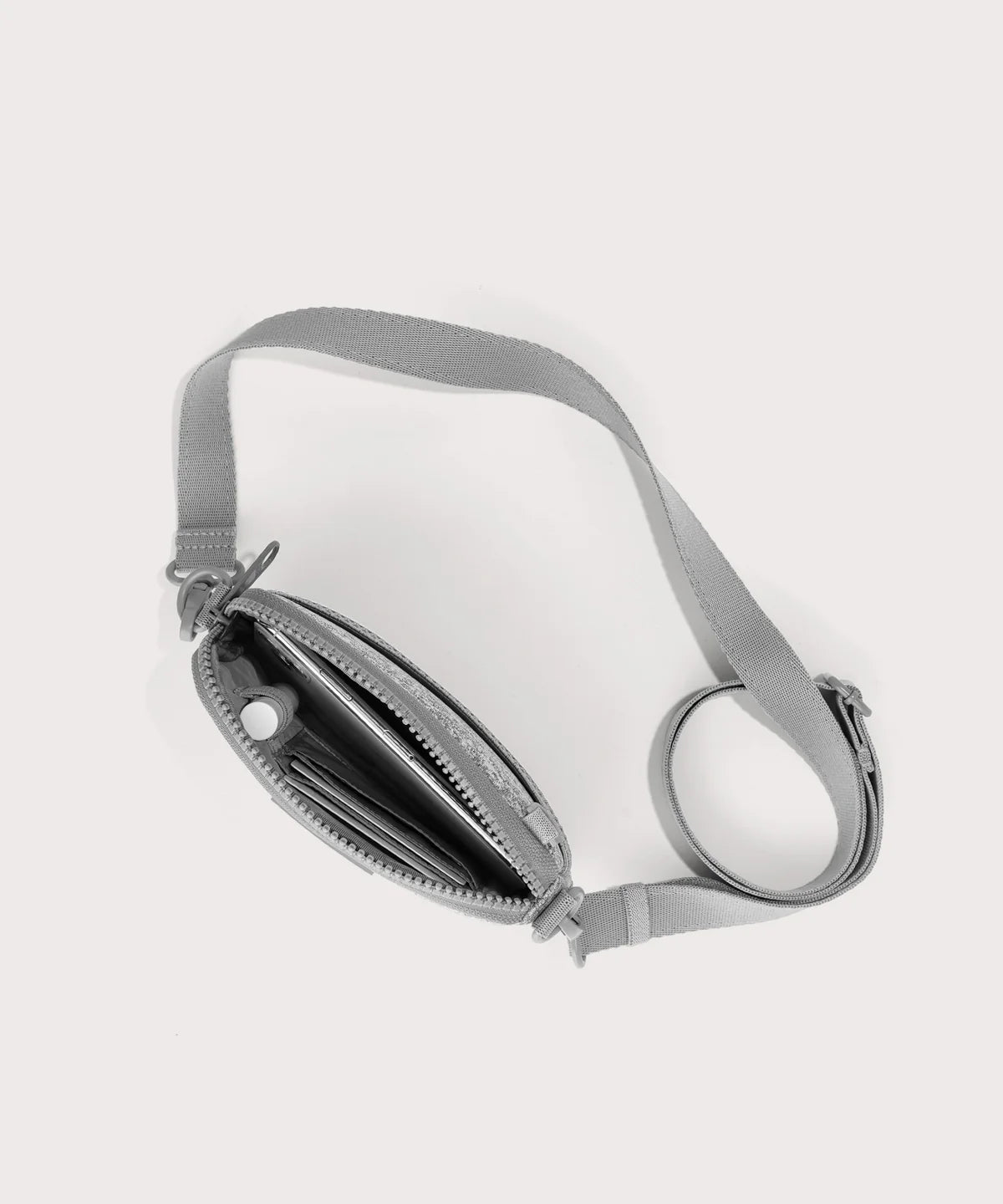 Mara Phone Sling in Heather Grey