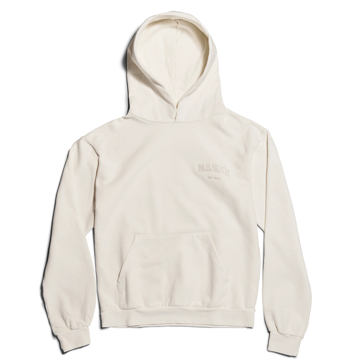 Varsity Logo Hoodie in Moonbeam, 3X