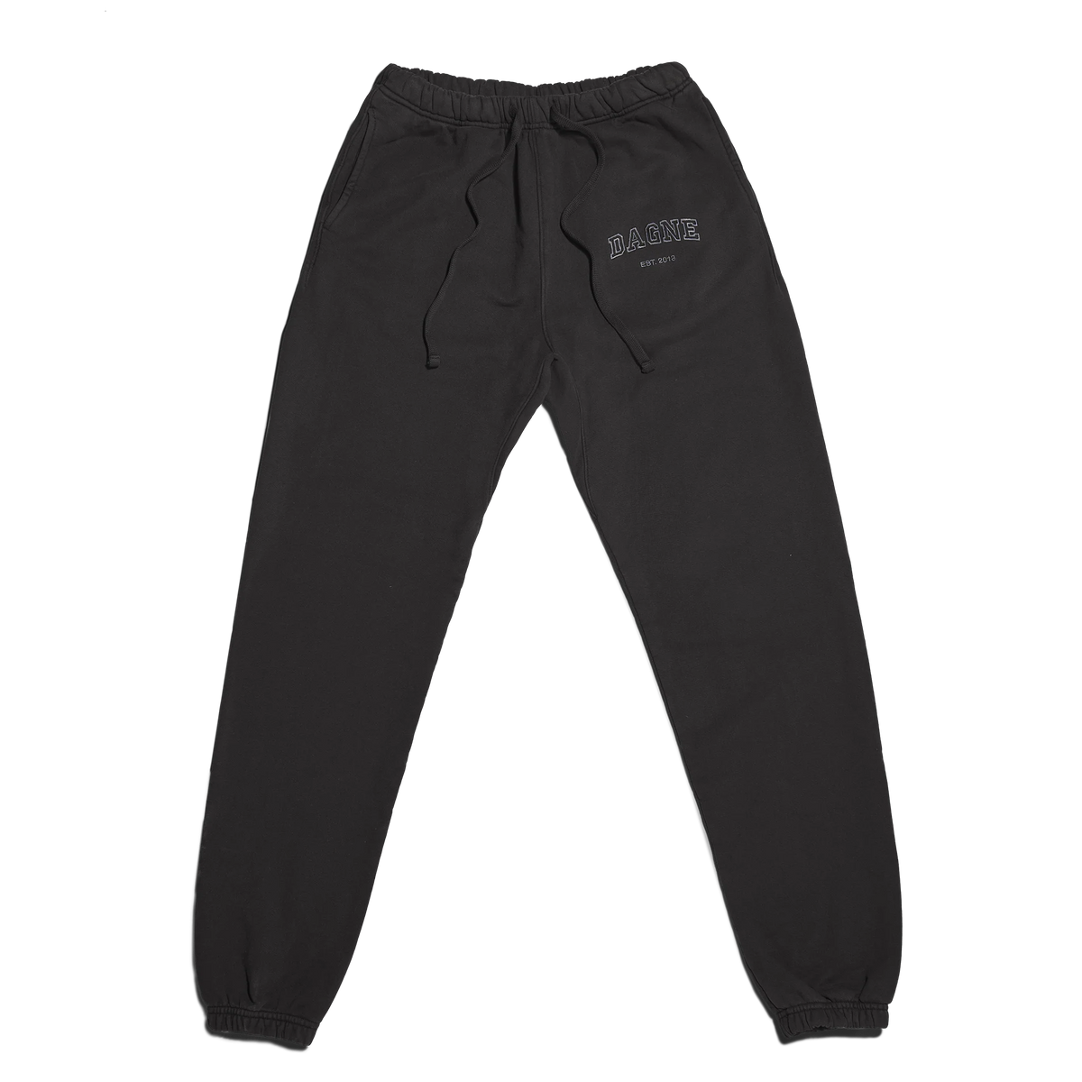Varsity Logo Sweatpants in Onyx, XS