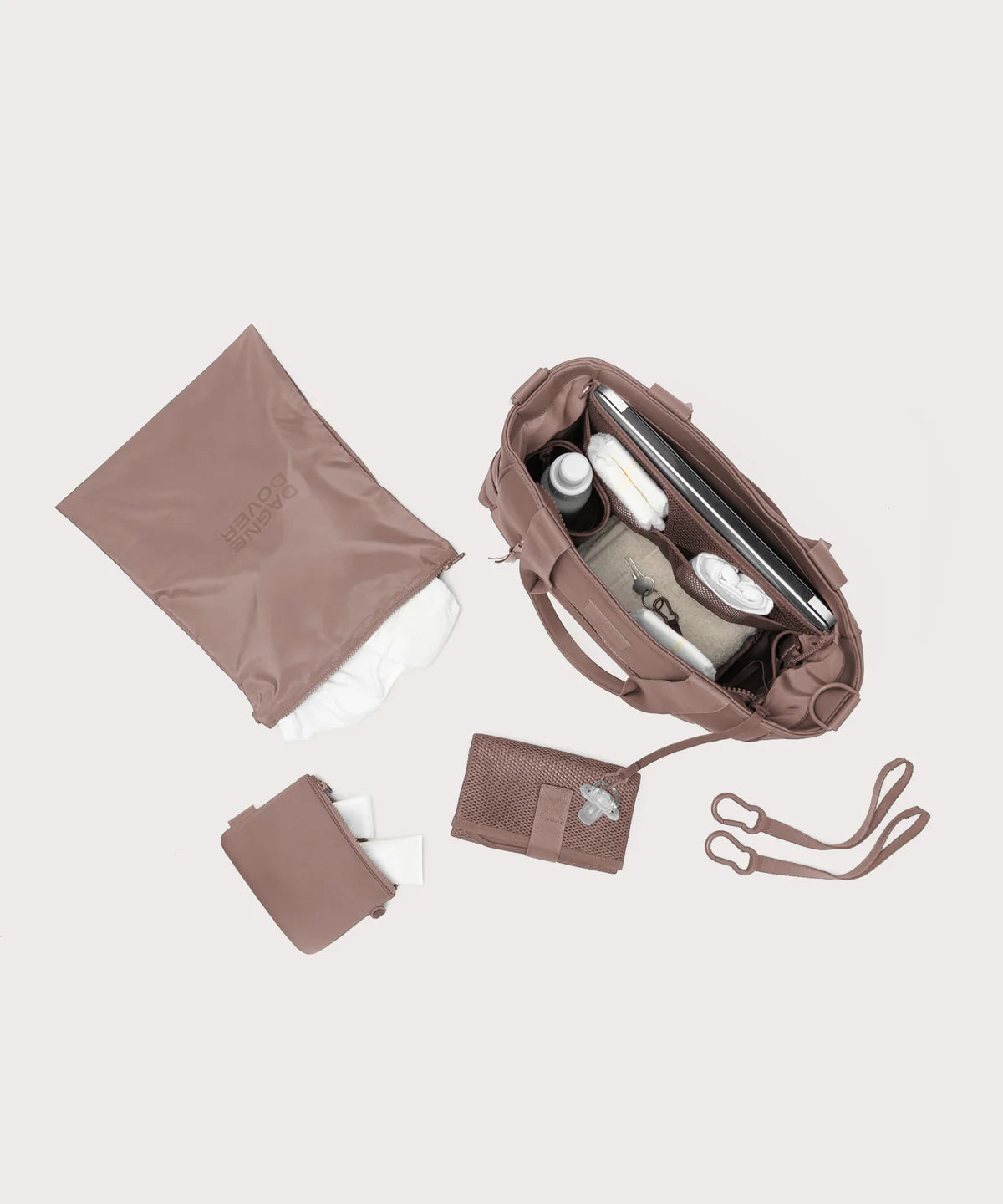 Wade Diaper Tote in Dune
