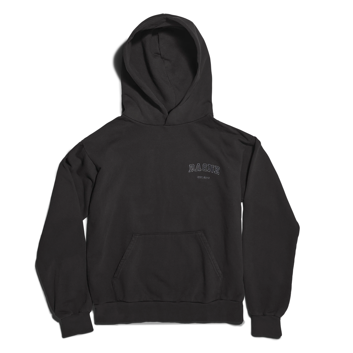 Varsity Logo Hoodie in Onyx, 4X